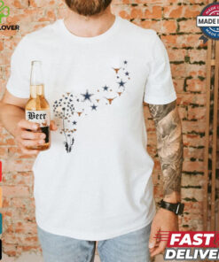 Dallas Cowboys X Texas Longhorns Floral Dandelion Shirt