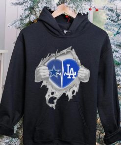 Dallas Cowboys and Los Angeles Dodgers inside me shirt