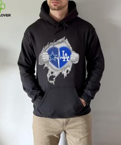 Dallas Cowboys and Los Angeles Dodgers inside me hoodie, sweater, longsleeve, shirt v-neck, t-shirt