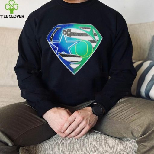 Dallas Cowboys and Oregon Ducks Superman Sports Logo shirt