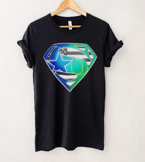 Dallas Cowboys and Oregon Ducks Superman Sports Logo shirt