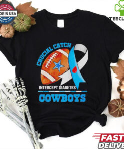 Dallas Cowboys crucial catch intercept diabetes shirt