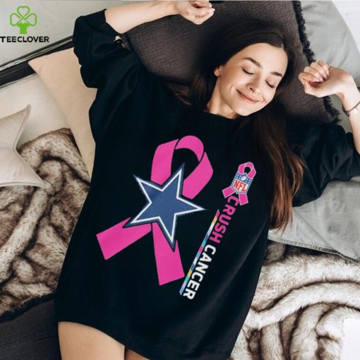 Dallas Cowboys crush cancer NFL collections shirt