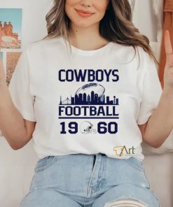 Dallas Cowboys football 1960 skyline retro shirt
