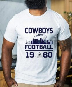 Dallas Cowboys football 1960 skyline retro shirt
