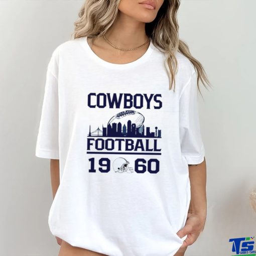 Dallas Cowboys football 1960 skyline retro shirt