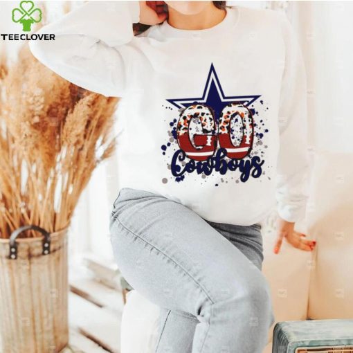 Dallas Cowboys football go Cowboys leopard logo hoodie, sweater, longsleeve, shirt v-neck, t-shirt