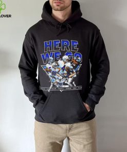 Dallas Cowboys football here we go players action pose draw hoodie, sweater, longsleeve, shirt v-neck, t-shirt