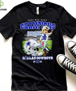 Dallas Cowboys mascot 2023 NFC East Champions how bout them Cowboys hoodie, sweater, longsleeve, shirt v-neck, t-shirt