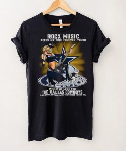 Dallas Cowboys rock music keep my soul forever young shirt