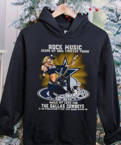 Dallas Cowboys rock music keep my soul forever young hoodie, sweater, longsleeve, shirt v-neck, t-shirt