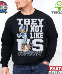 Dallas Cowboys they not like Us mascot shirt 1 Dallas Cowboys they not like Us mascot shirt