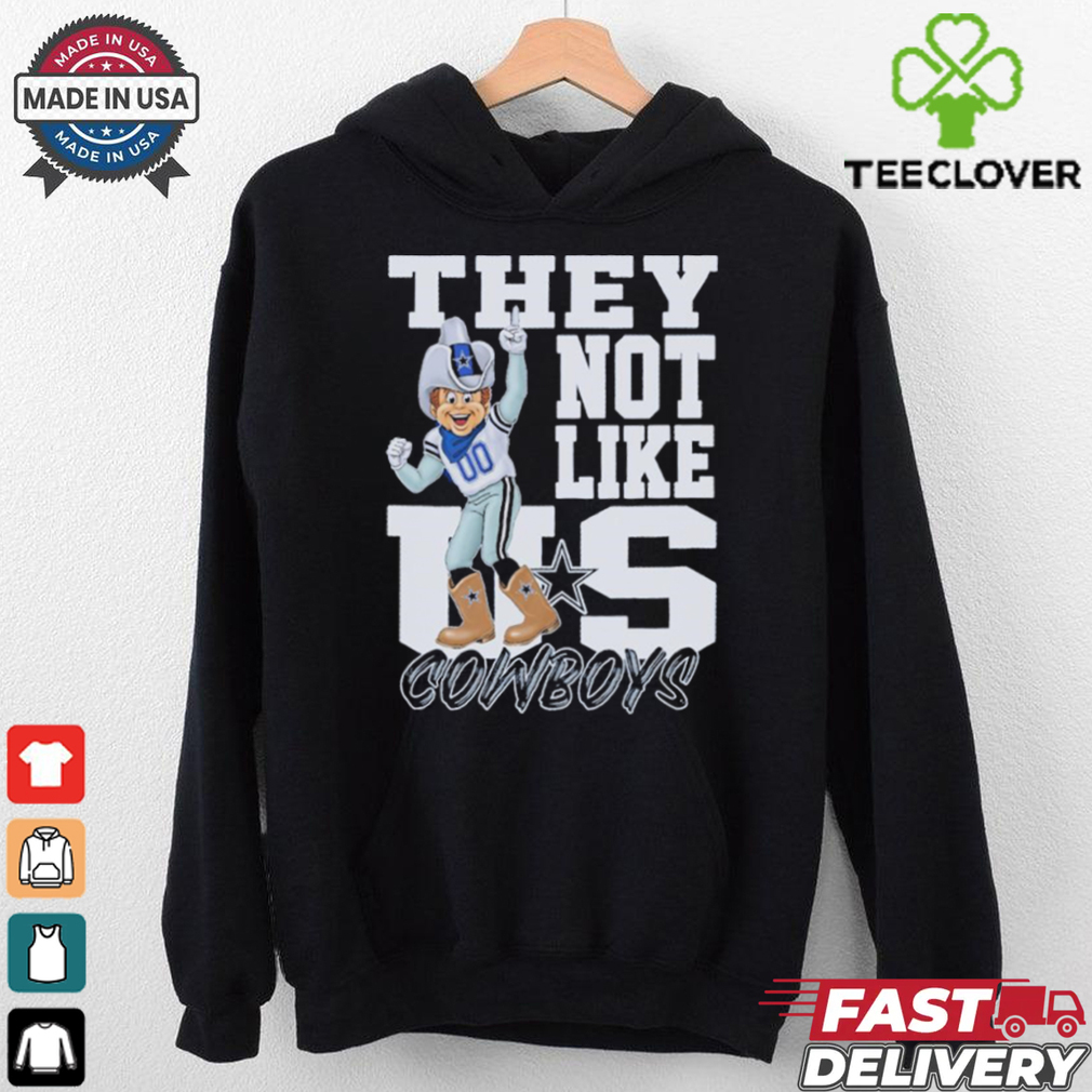 Dallas Cowboys they not like Us mascot shirt Dallas Cowboys they not like Us mascot shirt