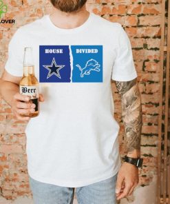 Dallas Cowboys vs Detroit Lions football house divided logo 2024 hoodie, sweater, longsleeve, shirt v-neck, t-shirt