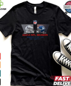 Dallas Cowboys vs New York Giants NFL season week 4 2024 shirt