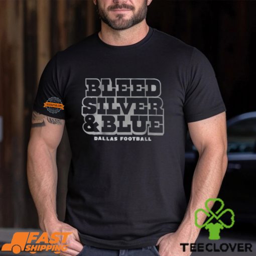Dallas Football Bleed Silver & Blue Shirt