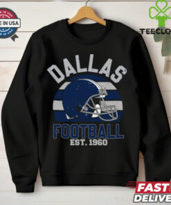 Dallas Football Est 1960 Team Supporter Women's Perfect Tri Tunic Long Sleeve Shirt