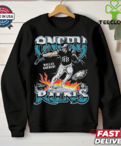 Dallas Goedert Angry Runs Philadelphia Eagles Philly NFL T-shirt featuring a powerful design that highlights Goedert’s hard-hitting style and the fierce spirit of the Philadelphia Eagles. Show your pride for the Eagles and their star tight end with this bold, fan-favorite apparel.