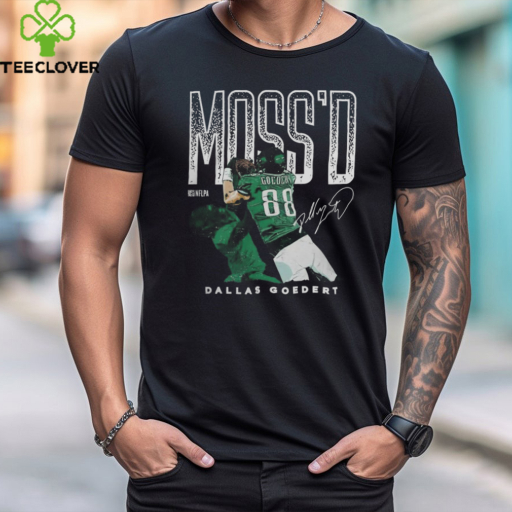 Dallas Goedert Shirt Philadelphia Football Moss'd T Shirt Dallas Goedert Shirt Philadelphia Football Moss'd T Shirt
