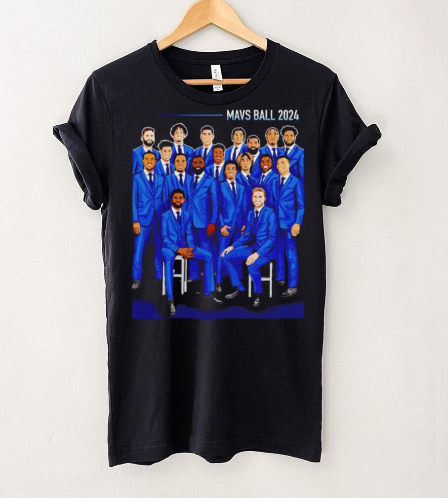 Dallas Mavericks 2024 players suited up shirt Dallas Mavericks 2024 players suited up shirt