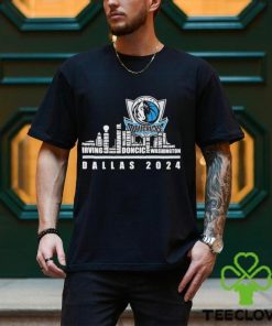 Dallas Mavericks Basketball Team 2024 Player Name Skyline shirt