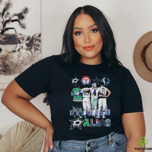 Dallas Mavericks Doncic Dallas Stars Benn Texas Rangers Dallas Cowboy Prescott Signatures shirt