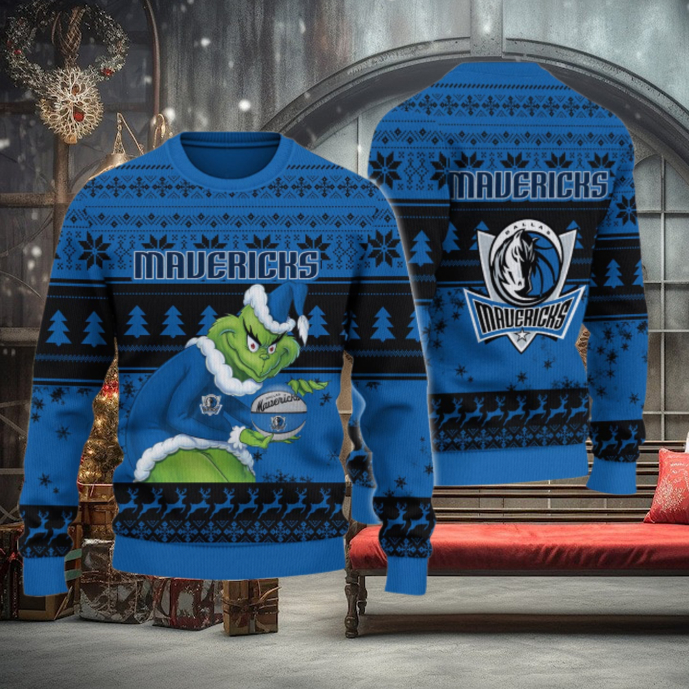 Dallas Mavericks Grinch Christmas Ugly Sweater Dallas Mavericks Grinch Christmas Ugly Sweater