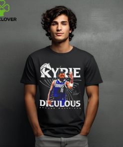 Dallas Mavericks Kyrie Irving Left Hand Celebration Signature T Shirt