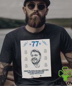 Dallas Mavericks Luka Doncic Is First Player In Nba History With Six Consecutive 30 point Triple Doubles Shirt