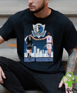 Dallas Mavericks Luka Doncic and Dirk Nowitzki Signatures Shirt