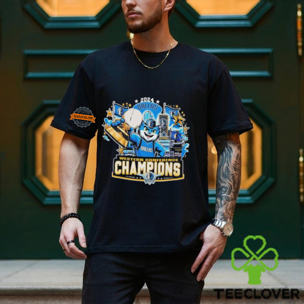 Dallas Mavericks Mascot 2024 Western Conference Champions Shirt Dallas Mavericks Mascot 2024 Western Conference Champions Shirt
