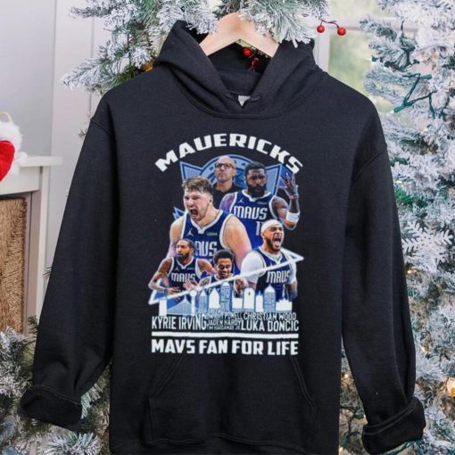 Dallas Mavericks Mavs Fan For Life Skyline Shirts