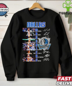 Dallas Mavericks Naji Marshall Luka Doncic Kyrie Irving signatures shirt