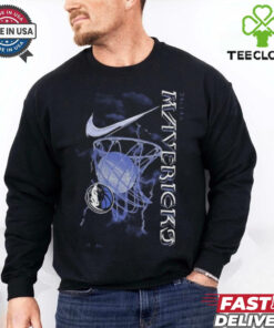 Dallas Mavericks Nike Courtside Logo Max 90 II NBA T Shirts