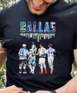 Dallas Skyline Sports Team Players Signatures Shirt