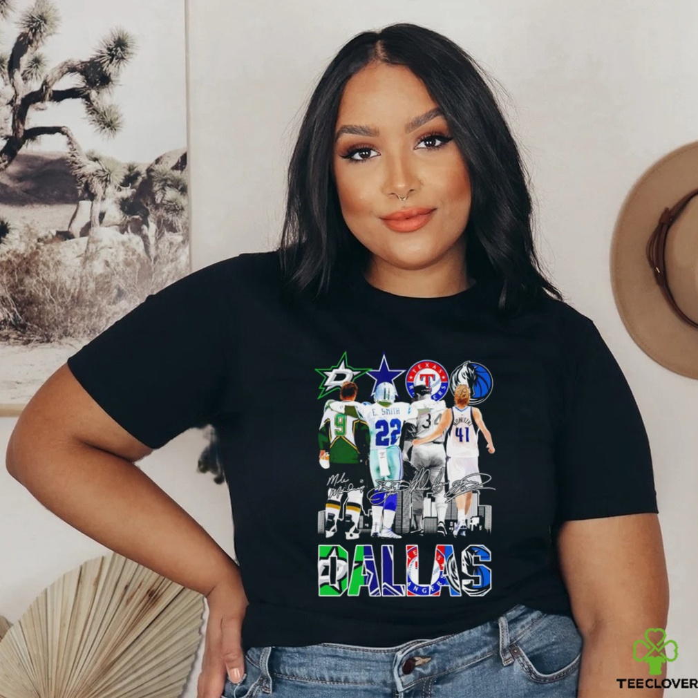 Dallas Stars Dallas Cowboys Texas Rangers Dallas Mavericks signature Dallas City 2023 shirt Dallas Stars Dallas Cowboys Texas Rangers Dallas Mavericks signature Dallas City 2023 shirt