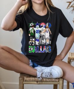 Dallas Stars Dallas Cowboys Texas Rangers Dallas Mavericks signature Dallas City 2023 shirt