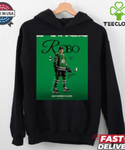 Dallas Stars Jason Robertson 300 Games Played Signature NHL Poster t shirt