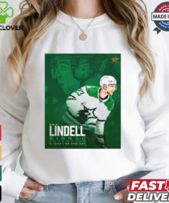 Dallas Stars NHL Esa Lindell Signed Extension 5 Year Poster t shirt