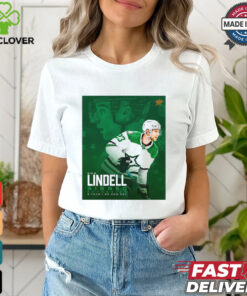 Dallas Stars NHL Esa Lindell Signed Extension 5 Year Poster t shirt