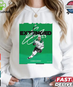 Dallas Stars NHL Signed Esa Lindell 5 Year Signature Poster t shirt