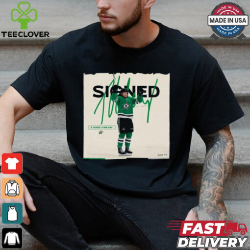 Dallas Stars NHL Signed Thomas Harley 2 Year Poster t shirt
