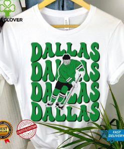Dallas Stars NHL ice hockey player cartoon shirt 3 Dallas Stars NHL ice hockey player cartoon shirt