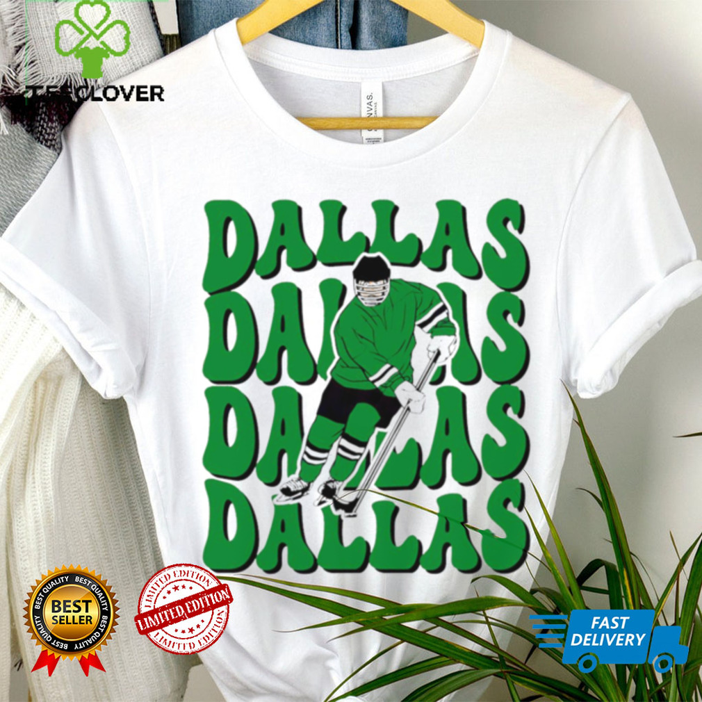 Dallas Stars NHL ice hockey player cartoon shirt Dallas Stars NHL ice hockey player cartoon shirt