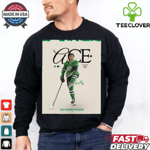 Dallas Stars Roope Hintz 400 Games Played Signature NHL Poster t shirt