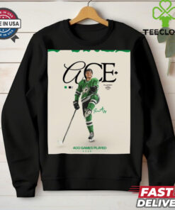 Dallas Stars Roope Hintz 400 Games Played Signature NHL Poster t shirt