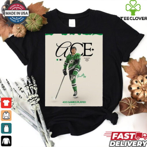 Dallas Stars Roope Hintz 400 Games Played Signature NHL Poster t shirt