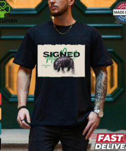 Dallas Stars Signed Moo Deng 2 Year Puck Yeah Poster t shirt