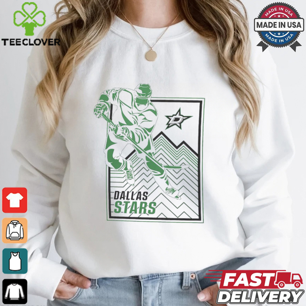 Dallas Stars Starter Heather Gray Player Grid T Shirt Dallas Stars Starter Heather Gray Player Grid T Shirt