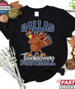 Dallas Thanksgiving Football Fan Kids Colorblock Raglan shirt